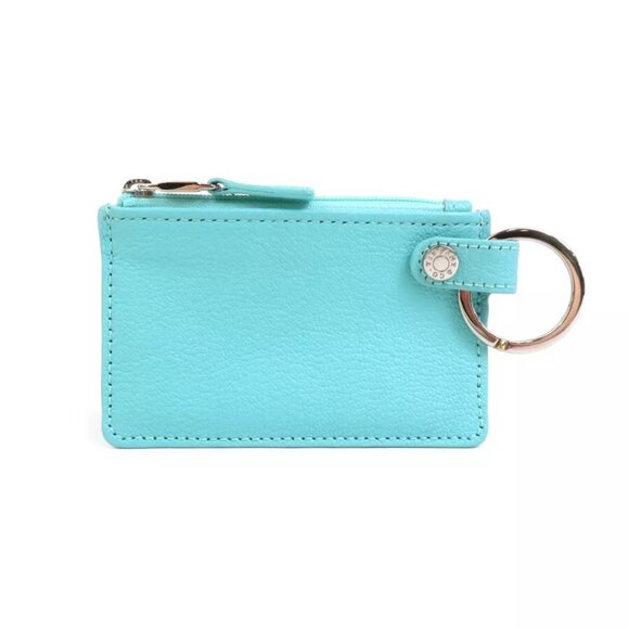 Tiffany & Co. Handbags - Auth TIFFANY&Co. Coin Purse Case Green Blue Leather/Silvertone